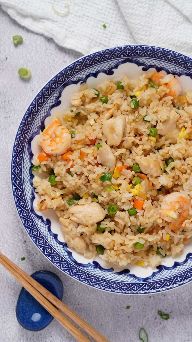 Shrimp and Chicken Fried Rice
