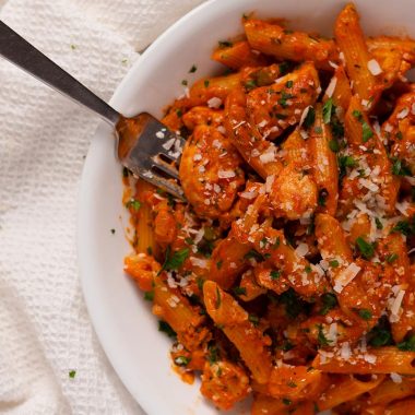 Chicken penne alla vodka